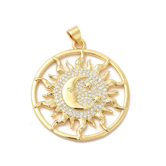 Charms redondo de luna